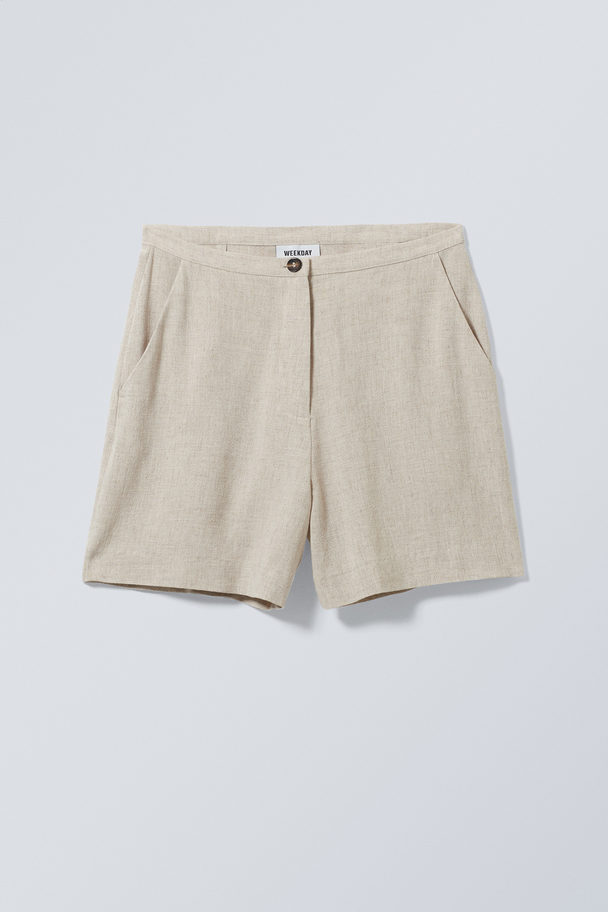 Weekday Kit Shorts I Linblanding Ecru