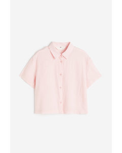 Linen Shirt Light Pink