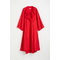 Kleid mit Volants Rot