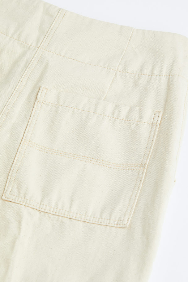 H&M Cargo Trousers Light Beige
