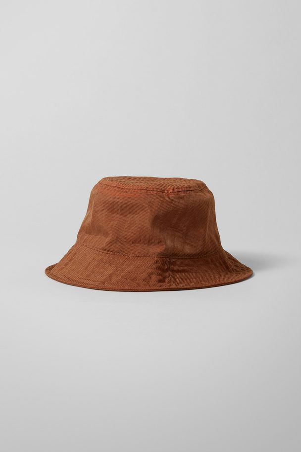 Weekday Fine Bucket Hat Brown