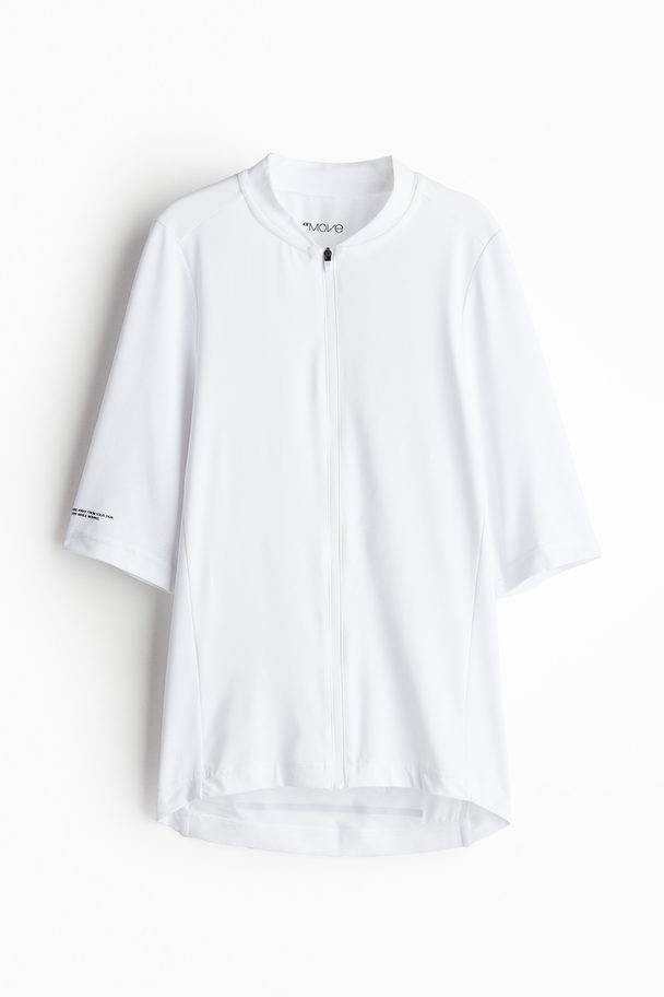 H&M DryMove™ Radlershirt Weiß