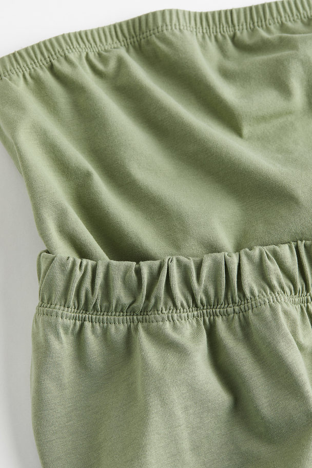 H&M MAMA Shorts aus Baumwolljersey Grün