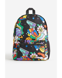 Backpack Black/patterned