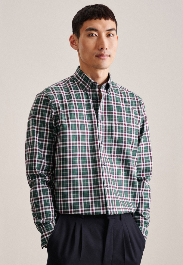 Seidensticker Flannel Shirt Regular