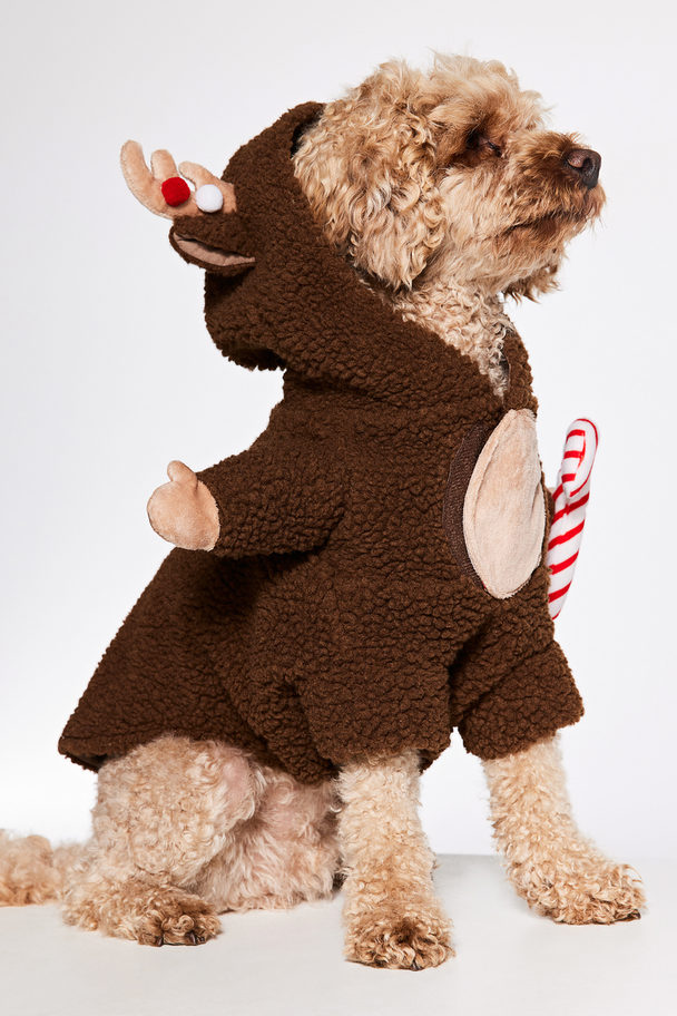 H&M Rentier-Hundekostüm Braun