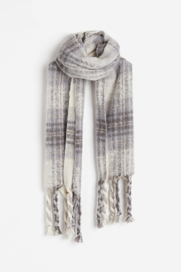 H&M Scarf Grey/checked