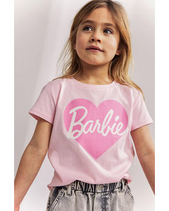 3-pack Printed Jersey Tops Pink/barbie