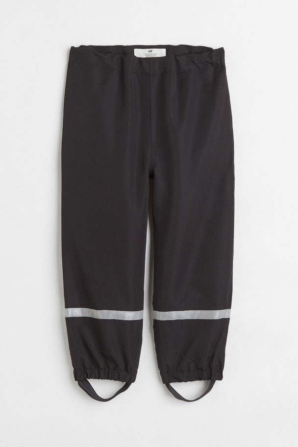 H&M Wind/waterproof Shell Trousers Black