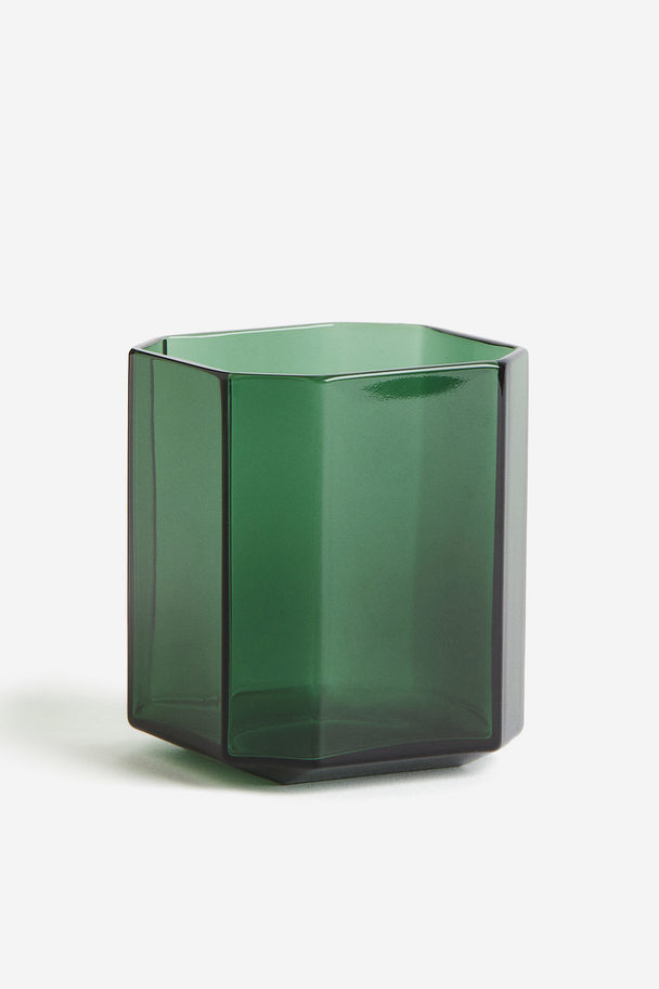 H&M HOME Tandborstmugg I Glas Grön