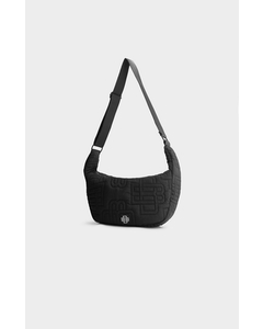 Monogram Quilted Sling Bag Zwart