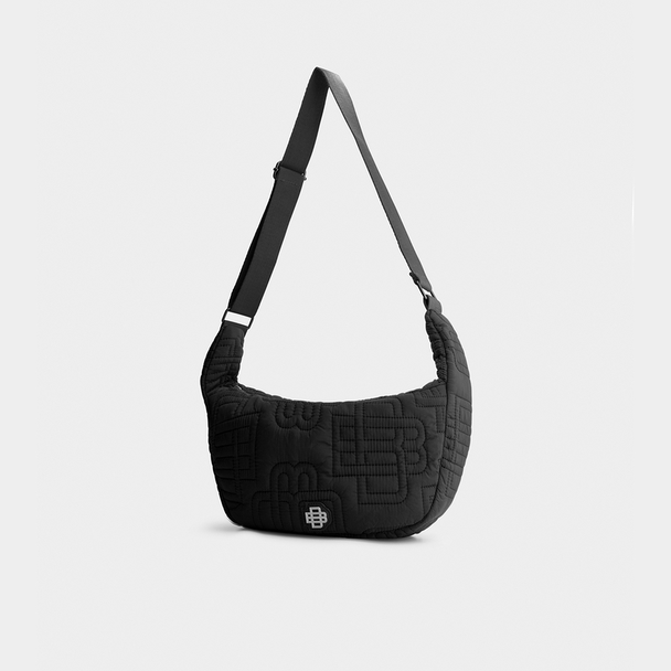 Black Bananas MONOGRAM QUILTED SLING BAG Schwarz