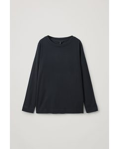 Regular-fit Long-sleeve T-shirt Black