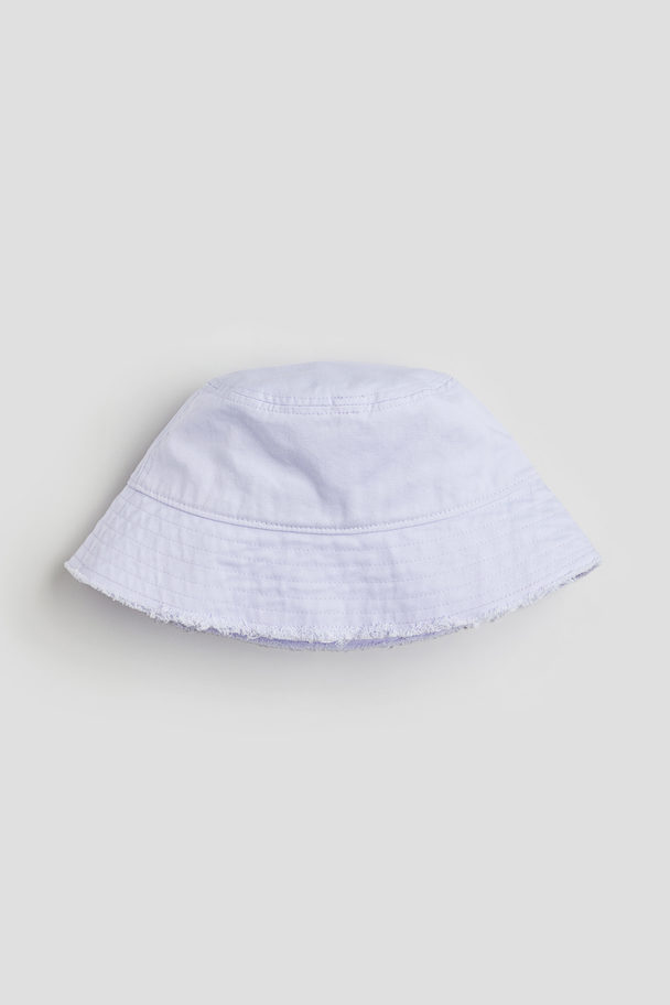 H&M Twill Bucket Hat Lilac