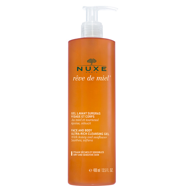 NUXE Nuxe Reve de Miel Face &amp; Body Ultra-Rich Cleansing Gel 400ml