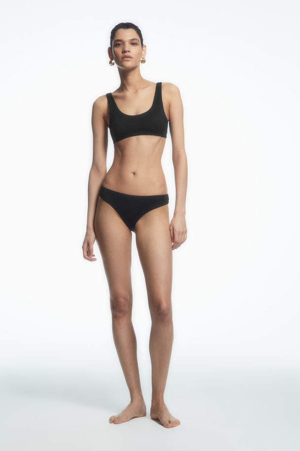 COS Ribbed Bikini Briefs Black