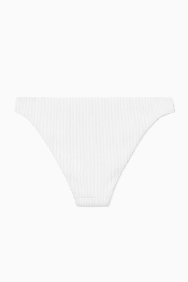 COS Ribbed Bikini Briefs White