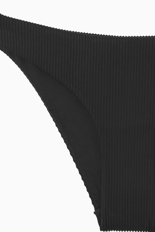 COS Ribbed Bikini Briefs Black