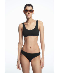 Ribbed Bikini Briefs Black