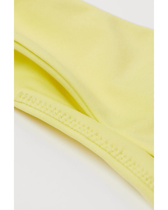 H&M Brazilian Bikini Bottoms Light Yellow