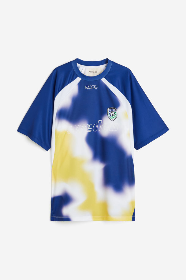 H&M Drymove™ Football Shirt Blue/sweden