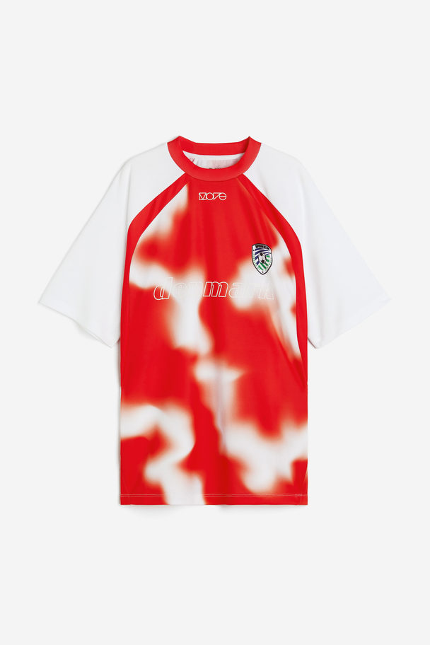 H&M Drymove™ Football Shirt Red/denmark