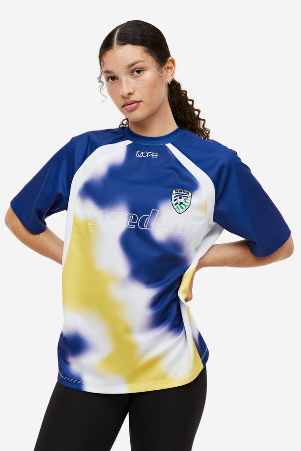 H&M Drymove™ Football Shirt Blue/sweden