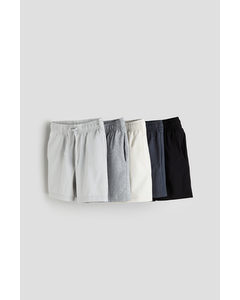 5-pack Cotton Jersey Shorts Dark Grey/light Grey