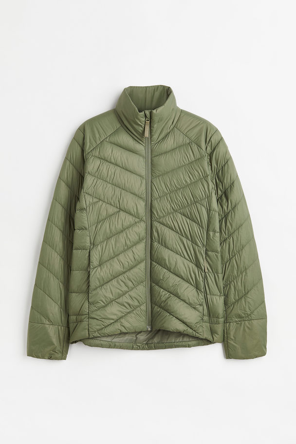 H&M Lightweight Insulated Jacket Khaki Green