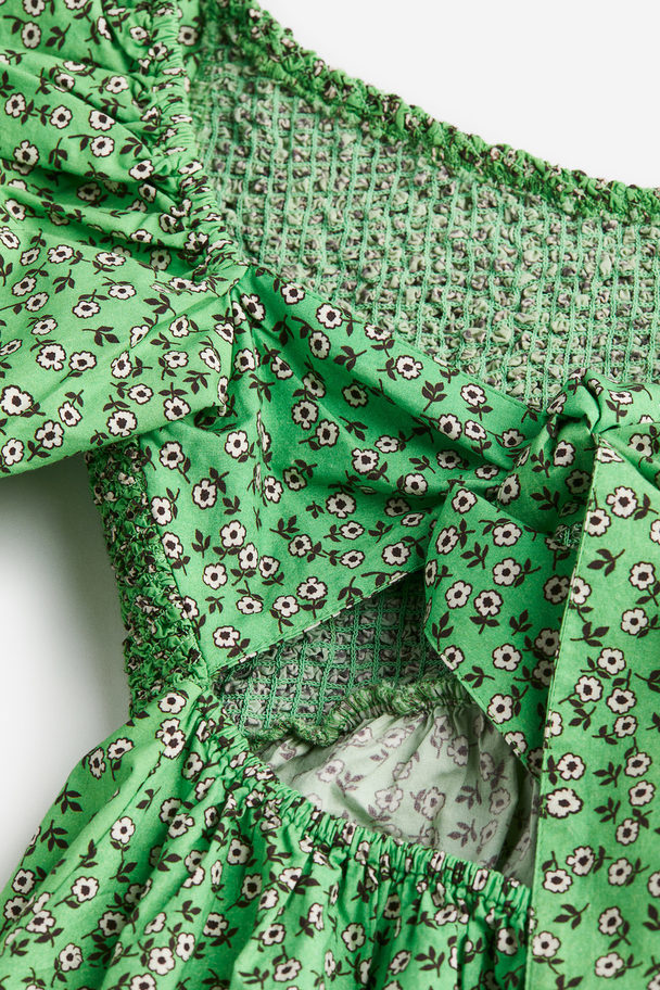 Damson Madder Adelaide Asymmetric Mini Dress Grün