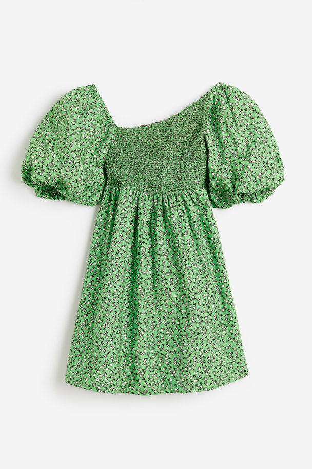 Damson Madder Adelaide Asymmetric Mini Dress Grün