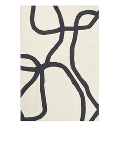 Teppich aus Wollmischung, 200 x 300 cm Dunkelgrau
