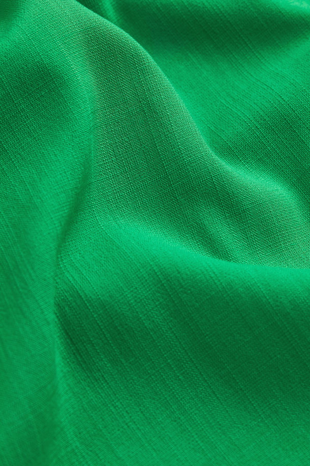 H&M Cut-out Bodycon Dress Green