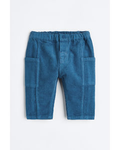 Corduroy Trousers Blue