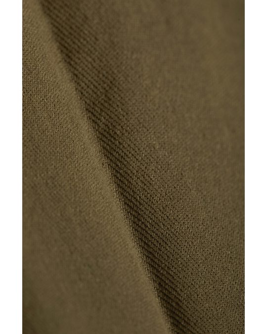 Weekday Ross Loose Trousers Olive Green