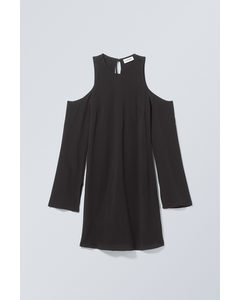 Lycke Shoulder Dress Black