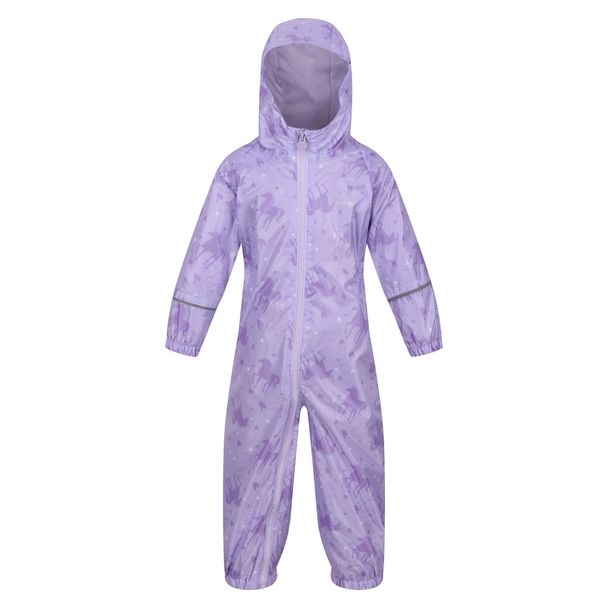 Regatta Regatta Kinder/kinder Pobble Eenhoorn Waterdicht Puddle Suit