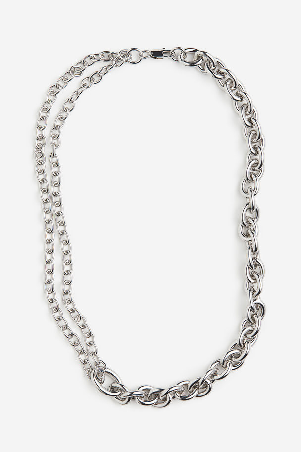 H&M Necklace Silver-coloured