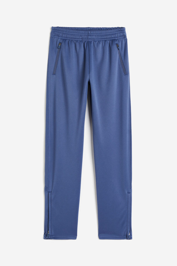 H&M Fast-drying Sports Trousers Blue