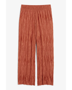 Pleated Trousers Rust