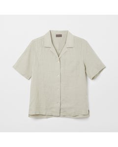Women's Linen Short Sleeve Shirt