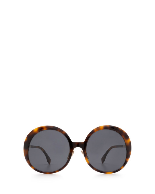 Fendi Ff 0430/s Brown Havana Sunglasses