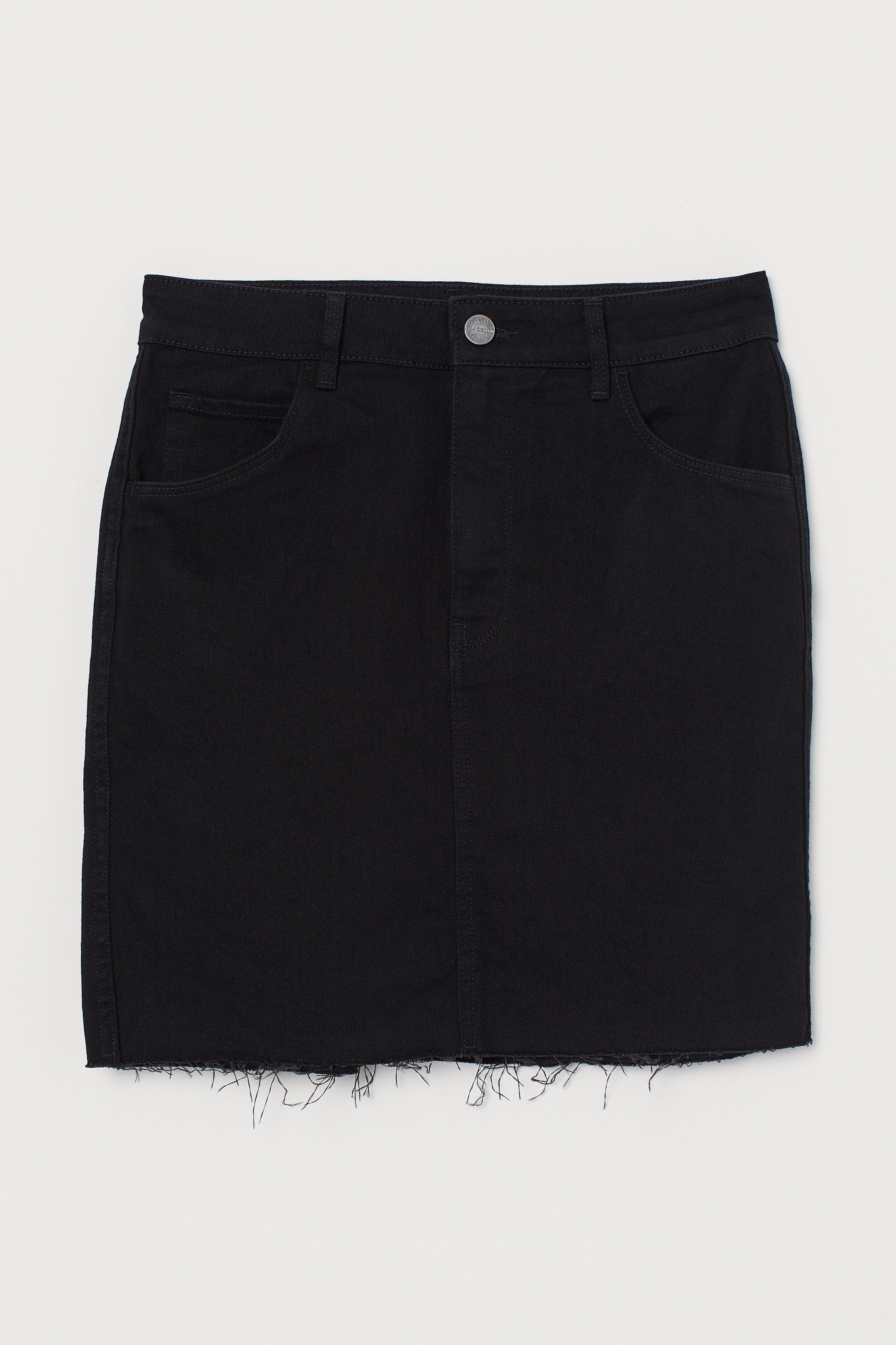 black denim skirt bardot