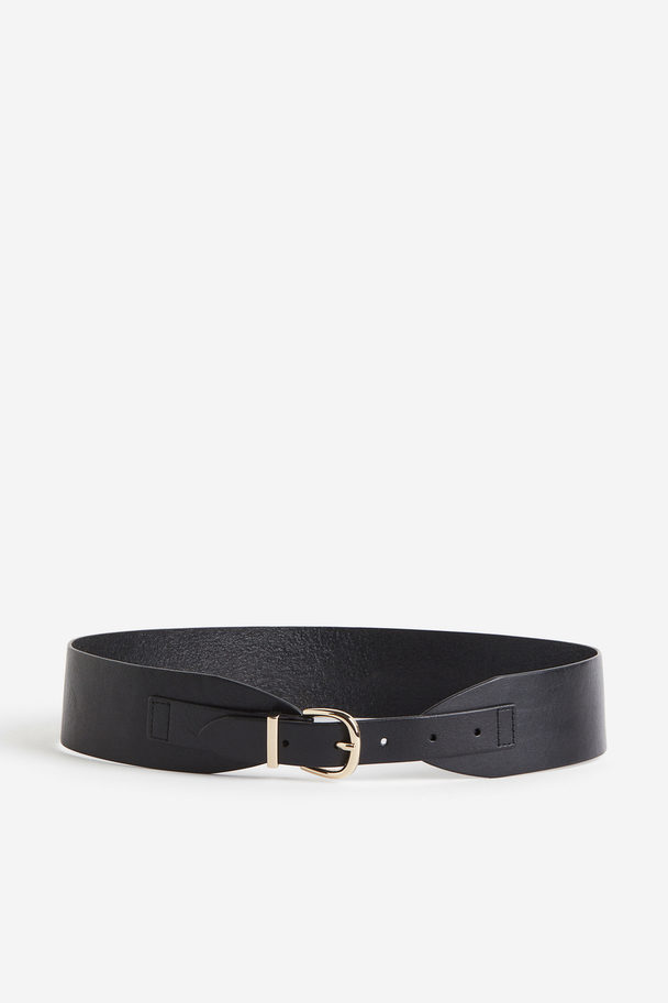 H&M Leather Waist Belt Black