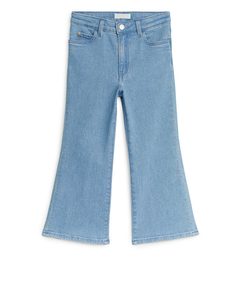 Flared Stretch Jeans Light Blue