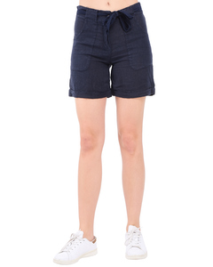Bermuda Short With Pockets And Scarf Belt