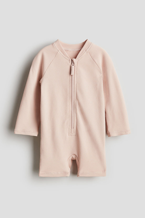 H&M Upf 50 Surf Suit Light Dusty Peach