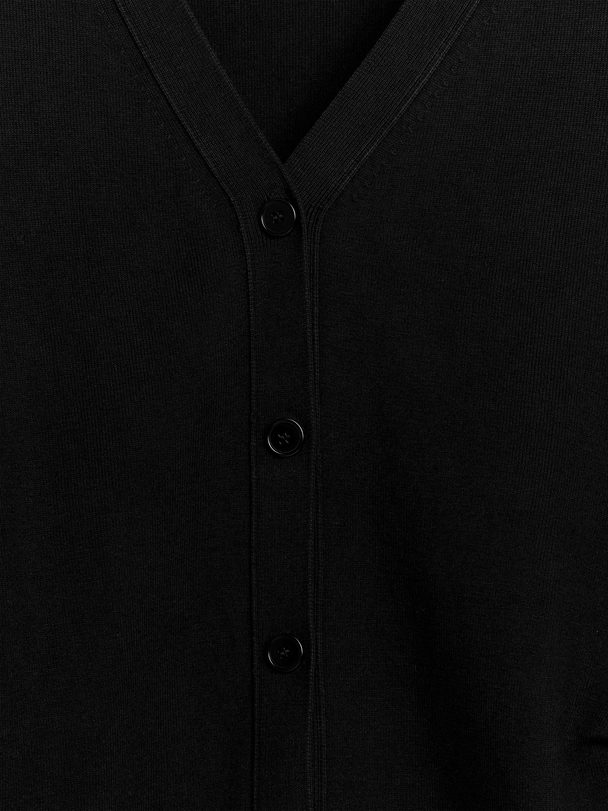 ARKET Vest Met Plooidetail Zwart