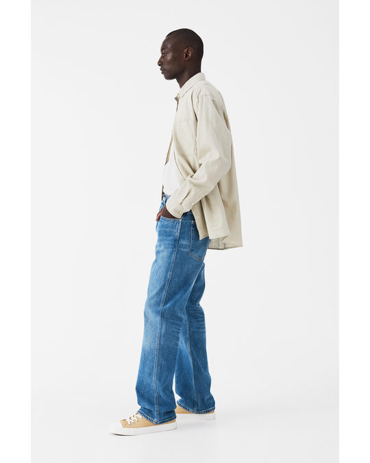 H&M Regular Bootcut Jeans Denim Blue