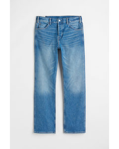 Regular Bootcut Jeans Denimblå